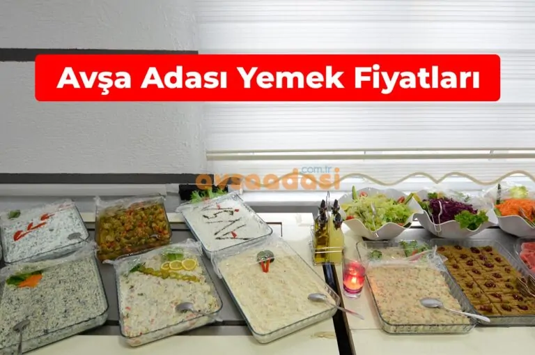 Avşa Adası Yemek Fiyatları 2026