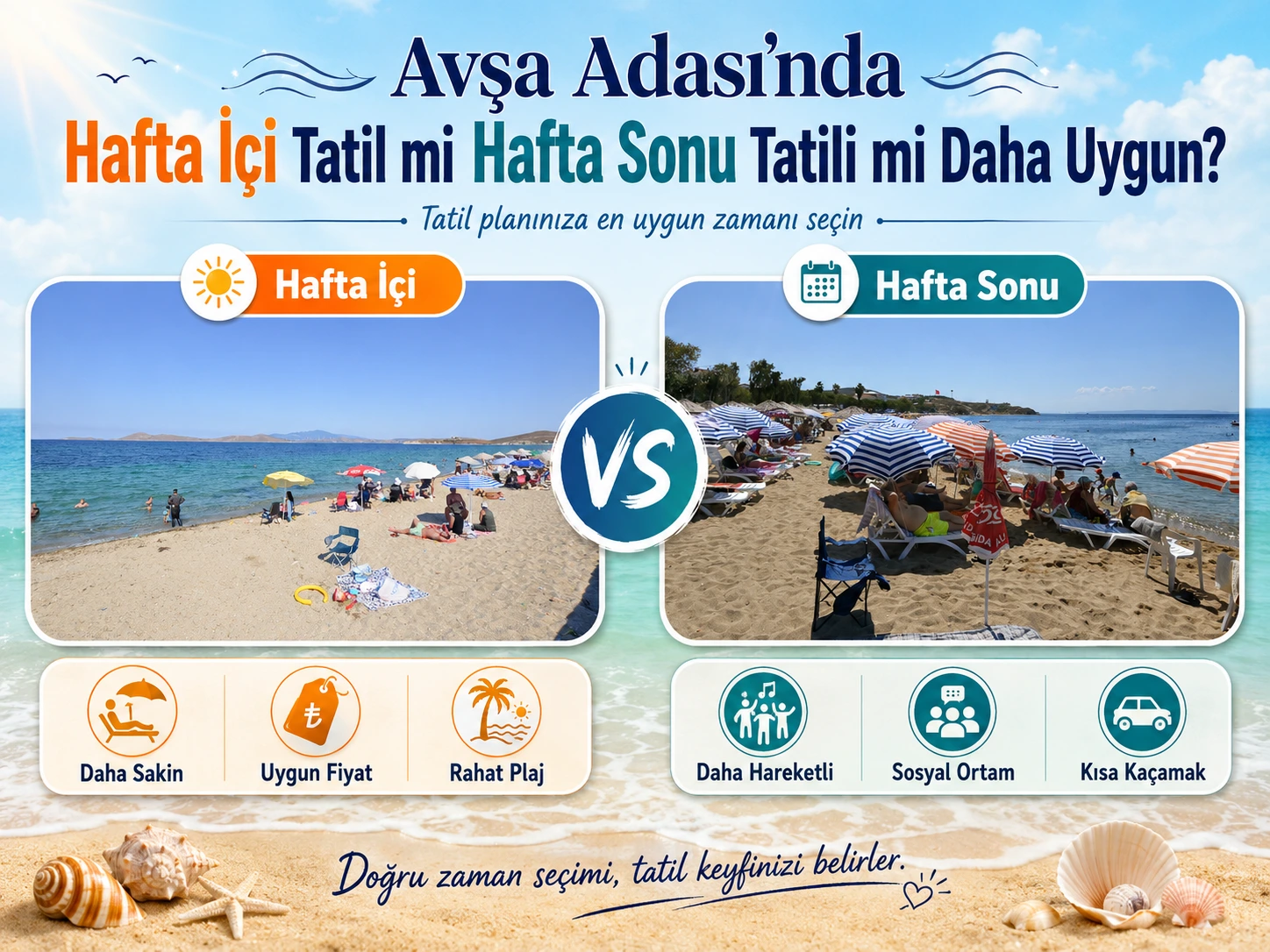 Avşa Adası’nda Hafta İçi Tatil mi Hafta Sonu Tatili mi Daha Uygun?